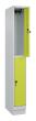 C+P Doppelstock-Spind Classic PLUS, Sockel, 2 Fächer, 1950x250x500mm, 7035/0024 Produktbild