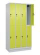C+P Doppelstock-Spind Classic PLUS, Sockel, 8 Fächer, 1950x1000x500mm, 7035/002 Produktbild