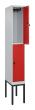 C+P Doppelstock-Spind Classic PLUS, Gestell, 2 Fächer, 2120x300x500mm, 7035/3020 Produktbild