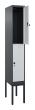 C+P Doppelstock-Spind Classic PLUS, Gestell, 2 Fächer, 2120x300x500mm, 7016/7035 Produktbild