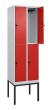 C+P Doppelstock-Spind Classic PLUS, Gestell, 4 Fächer, 2120x600x500mm, 7035/302 Produktbild