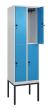 C+P Doppelstock-Spind Classic PLUS, Gestell, 4 Fächer, 2120x600x500mm, 7035/501 Produktbild