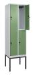C+P Doppelstock-Spind Classic PLUS, Gestell, 4 Fächer, 2120x600x500mm, 7035/601 Produktbild