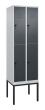 C+P Doppelstock-Spind Classic PLUS, Gestell, 4 Fächer, 2120x600x500mm, 7035/701 Produktbild img2 S