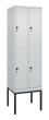 C+P Doppelstock-Spind Classic PLUS, Gestell, 4 Fächer, 2120x600x500mm, 7035/703 Produktbild img2 S
