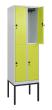 C+P Doppelstock-Spind Classic PLUS, Gestell, 4 Fächer, 2120x600x500mm, 7035/002 Produktbild