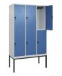 C+P Doppelstock-Spind Classic PLUS, Gestell, 6 Fächer, 2120x1200x500mm, 7035/50 Produktbild
