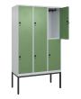 C+P Doppelstock-Spind Classic PLUS, Gestell, 6 Fächer, 2120x1200x500mm, 7035/60 Produktbild