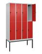 C+P Doppelstock-Spind Classic PLUS, Gestell, 8 Fächer, 2120x1200x500mm, 7035/30 Produktbild