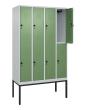 C+P Doppelstock-Spind Classic PLUS, Gestell, 8 Fächer, 2120x1200x500mm, 7035/60 Produktbild