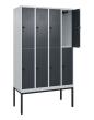 C+P Doppelstock-Spind Classic PLUS, Gestell, 8 Fächer, 2120x1200x500mm, 7035/70 Produktbild