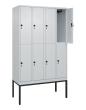 C+P Doppelstock-Spind Classic PLUS, Gestell, 8 Fächer, 2120x1200x500mm, 7035/70 Produktbild