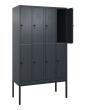 C+P Doppelstock-Spind Classic PLUS, Gestell, 8 Fächer, 2120x1200x500mm, 7016/70 Produktbild