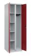 C+P Wäsche-/Garderobenspind Classic PLUS, 2 Abteile, 1850x600x500mm, 7035/3003 Produktbild