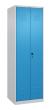 C+P Wäsche-/Garderobenspind Classic PLUS, 2 Abteile, 1850x600x500mm, 7035/5012 Produktbild img2 S