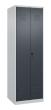 C+P Wäsche-/Garderobenspind Classic PLUS, 2 Abteile, 1850x600x500mm, 7035/7016 Produktbild img3 S