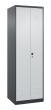 C+P Wäsche-/Garderobenspind Classic PLUS, 2 Abteile, 1850x600x500mm, 7016/7016 Produktbild img2 S