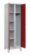 C+P Wäsche-/Kombispind Classic PLUS, Füße, 2 Abteile, 1950x600x500mm, 7035/3003 Produktbild