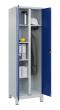C+P Wäsche-/Kombispind Classic PLUS, Füße, 2 Abteile, 1950x600x500mm, 7035/5010 Produktbild