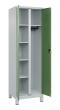C+P Wäsche-/Kombispind Classic PLUS, Füße, 2 Abteile, 1950x600x500mm, 7035/6011 Produktbild
