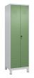 C+P Wäsche-/Kombispind Classic PLUS, Füße, 2 Abteile, 1950x600x500mm, 7035/6011 Produktbild img2 S
