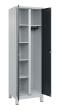 C+P Wäsche-/Kombispind Classic PLUS, Füße, 2 Abteile, 1950x600x500mm, 7035/7016 Produktbild img2 S