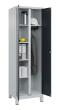 C+P Wäsche-/Kombispind Classic PLUS, Füße, 2 Abteile, 1950x600x500mm, 7035/7016 Produktbild