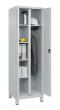C+P Wäsche-/Kombispind Classic PLUS, Füße, 2 Abteile, 1950x600x500mm, 7035/7035 Produktbild