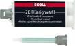 E-COLL 2K Flüssig-Metall Klebstoff silikonfrei universell 50ml Doppelkammerkartusche Produktbild img1 S