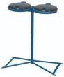 Abfallsammler 2x120 l blau 4Standfüße KS-DeckelVAR Produktbild img1 S