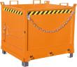 Klappbodenbehälter 1000l B1245xT1040xH1145 mm RAL2000 Tragkraft 1250kg Typ FB 1000 Produktbild img1 S