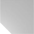 Trapezplatte grau 120x120 cm Produktbild