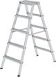 Alu-Stehleiter ML 2x5 Stufen Gesamthöhe 1,16 m Arbeitshöhe bis 2,70 m Produktbild img1 S