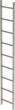 Schachtleiter 9 Sprossen L 2,52 m B440 mm LW 300 mm Edelstahl V4A Produktbild img1 S