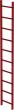 Schachtleiter 10 Sprossen L 2,80 m B450 mm LW 300 mm GFK Produktbild img1 S