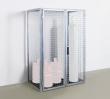 TTS Universalschrank outdoor B1250xT800xH1850mm feuerverzinkt mit Blechdach Produktbild img2 S