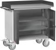 FETRA Werkstattwagen 12456 Tragkraft 400kg mit Flügeltür H985xø590mm RAL7035/7016 Produktbild img1 S