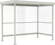 WSM Raucherraum Jena Maxi verzinkt RAL9002 B2960xT1580xH2360mm Produktbild img1 S