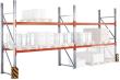 META Palettenregal MULTIPAL leicht Grundf. verzinkt 2x3 Ebenen (8 Pal.) H3300xB5655xT1100mm Produktbild img2 S