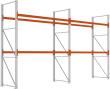 META Palettenregal MULTIPAL leicht Grundf. verzinkt 2x3 Ebenen (8 Pal.) H3300xB5655xT1100mm Produktbild img1 S