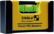 STABILA Mini-Wasserwaage Pocket PRO Magnetic 7cm mit Gürtel-Clip Produktbild img2 S