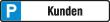 Parkplatzschild Alu B520xH110 mm Kunden SafetyMarking Produktbild img1 S
