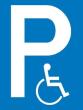 Parkplatzschild Alu B400xH600 mm Nur für Behinderte SafetyMarking Produktbild img1 S
