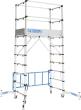 ZARGES Teletower kompakt. Teleskopgerüst Arbeitshöhe 4 m Plattform 1,4 x 0,6 m Produktbild img1 S