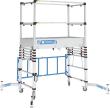 ZARGES Teletower kompakt. Teleskopgerüst Arbeitshöhe 4 m Plattform 1,4 x 0,6 m Produktbild img2 S