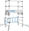 ZARGES Teletower kompakt. Teleskopgerüst Arbeitshöhe 4 m Plattform 1,4 x 0,6 m Produktbild img3 S