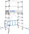 ZARGES Teletower kompakt. Teleskopgerüst Arbeitshöhe 4 m Plattform 1,4 x 0,6 m Produktbild img4 S