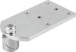 Kipp SPANNBOLZEN MIT ADAPTERPLATTE D=20, L=96, B=52 FORM:B, EDELSTAHL BLANK, KOMP:... Produktbild img1 S