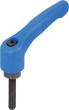 KLEMMHEBEL GR.1 M06X35, HOCHLEISTUNGSTHERMOPLAST BLAU RAL5017, KOMP:STAHL BRÜ... Produktbild img1 S