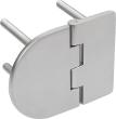 Kipp SCHARNIER, FORM:A OVAL 82X65, EDELSTAHL 1.4301 GESTRAHLT Produktbild img1 S
